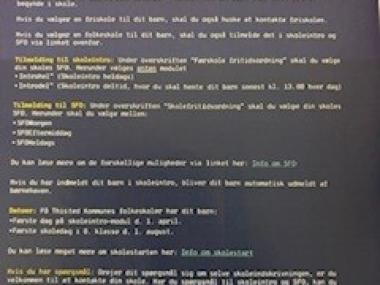 Sådan indskriver du dit barn